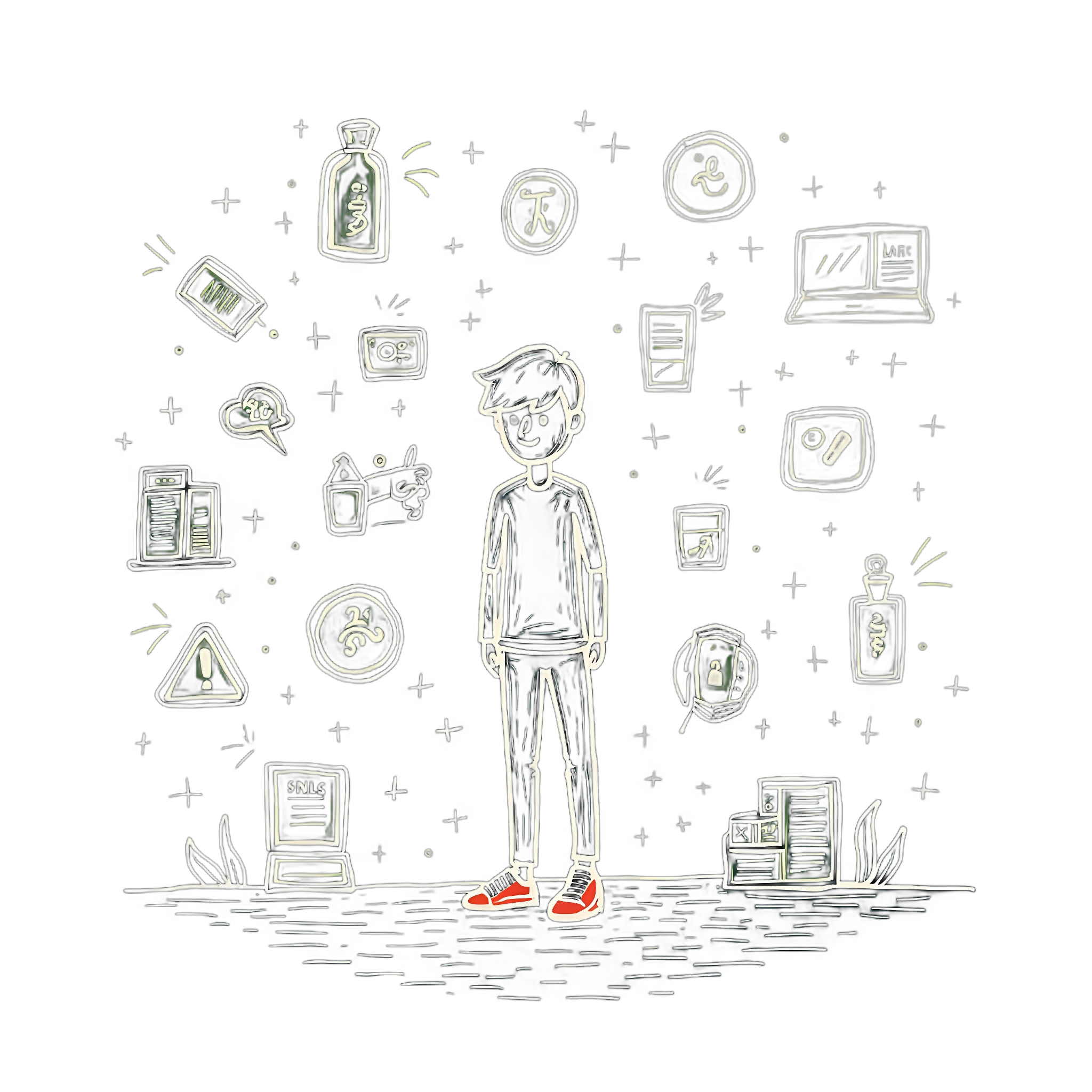 Illustration of learning challenges